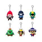 παιδικές φιγούρες P.M.I. Brawl Stars Clip On Plush Characters 13cm (S1) (Random) (BRW7004)