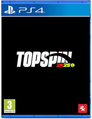 Top Spin 2K25 PS4 NEW