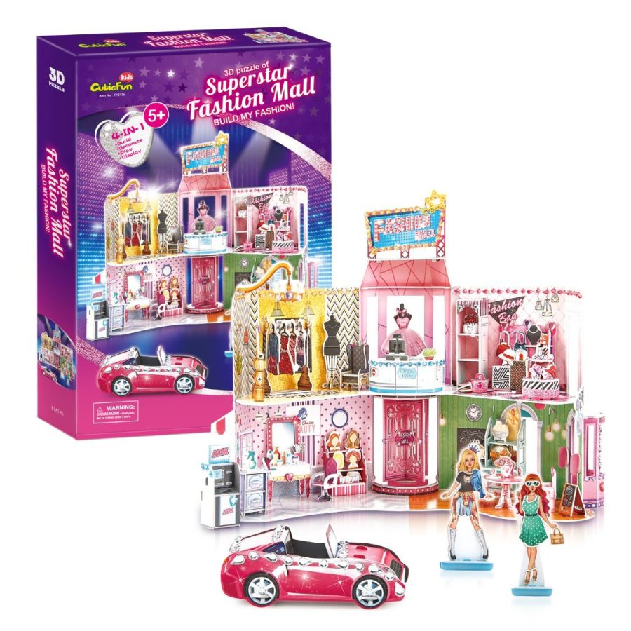 Cubic Fun Χάρτινη Κατασκευή Super Star Fashion Mall (E1617H)