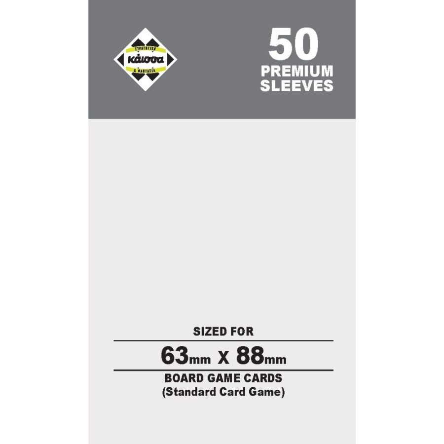 Kaissa Premium 50 Θήκες Για Κάρτες Sleeves 63Χ88 (KA112356)
