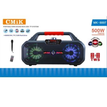Ηχείο με λειτουργία Karaoke CMiK MK-8897, Μαύρο