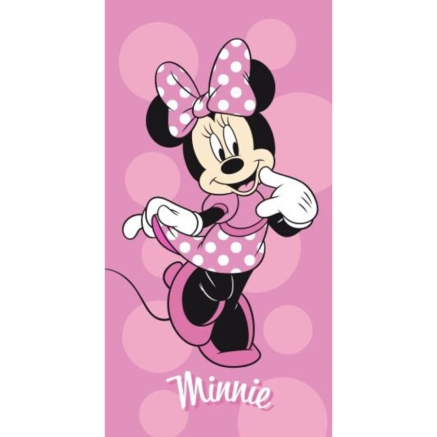 DISNEY - Minnie ροζ- Πετσέτα Θαλάσσης 100% Polyester - 70x140cm