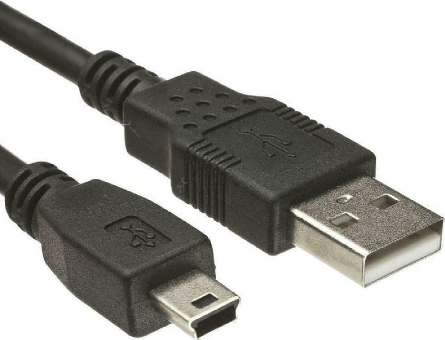 POWERTECH καλώδιο USB σε USB Mini CAB-U042, copper, 3m, μαύρο