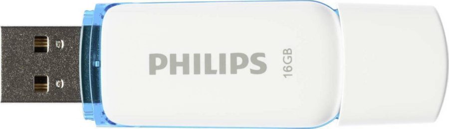Philips Snow 16GB USB 2.0 Stick Μπλε (FM16FD70B/00) (PHIFM16FD70B-00)