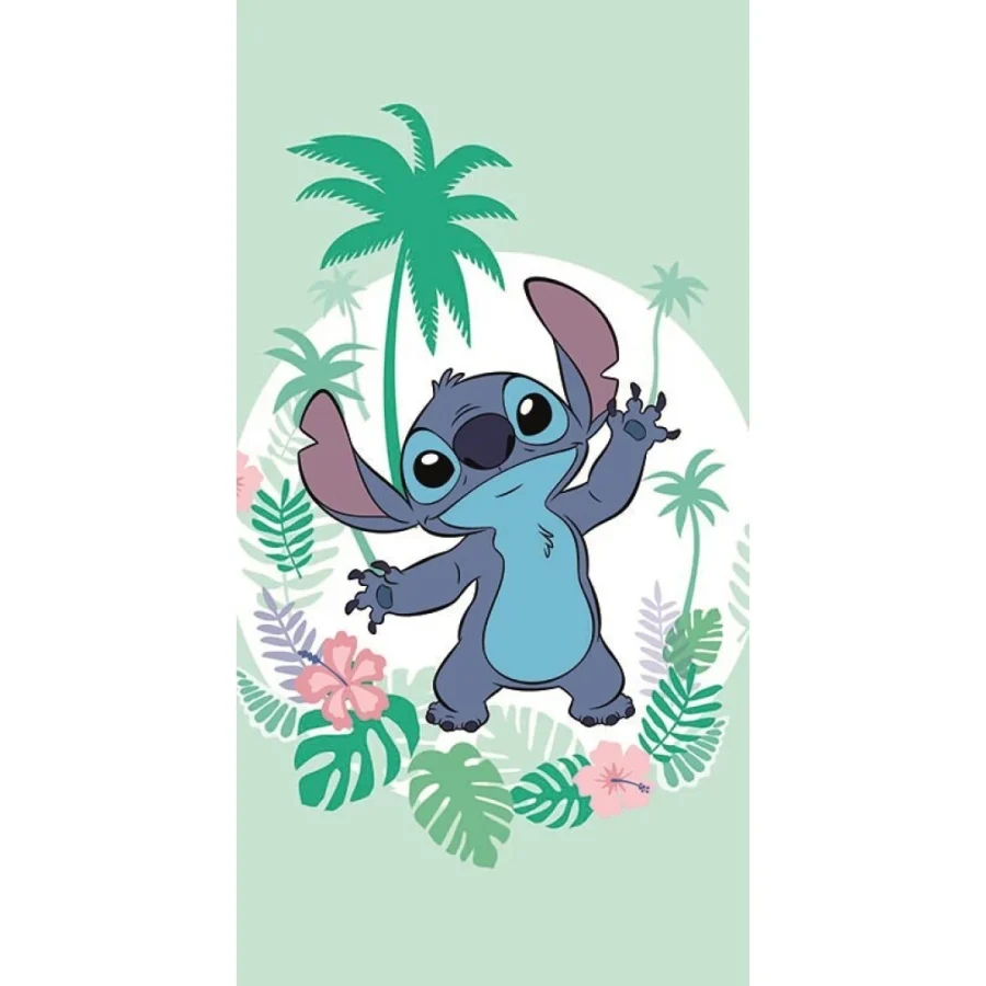 AyMax - DISNEY LILO & STITCH - Stitch Πετσέτα Θαλάσσης 100% Polyester - 70x140cm (AYM-020STITCH-BT)