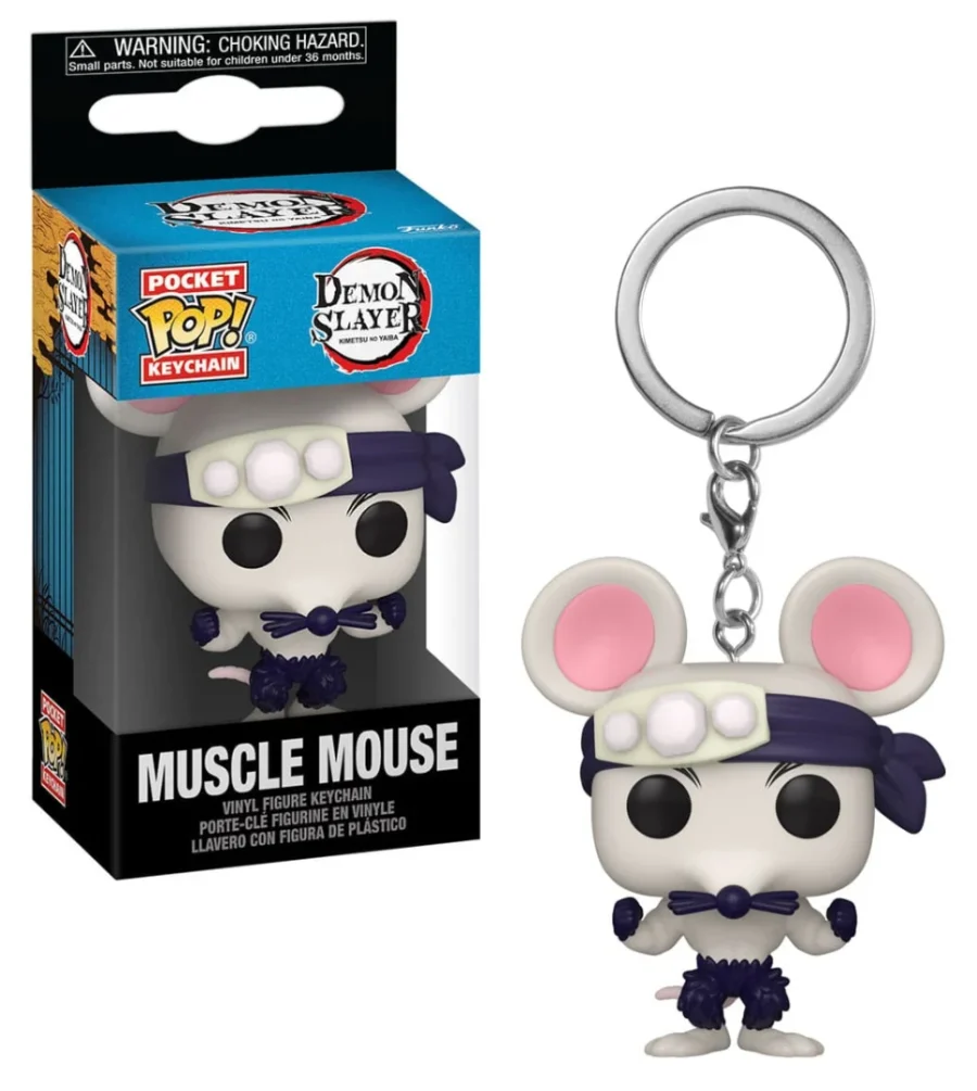 Funko Pocket POP! Μπρελόκ Demon Slayer: Kimetsu no Yaiba - Muscle Mouse