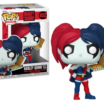 Funko Pop Heroes Harley Quinn Harley Quinn with Pizza 452 Φιγούρα