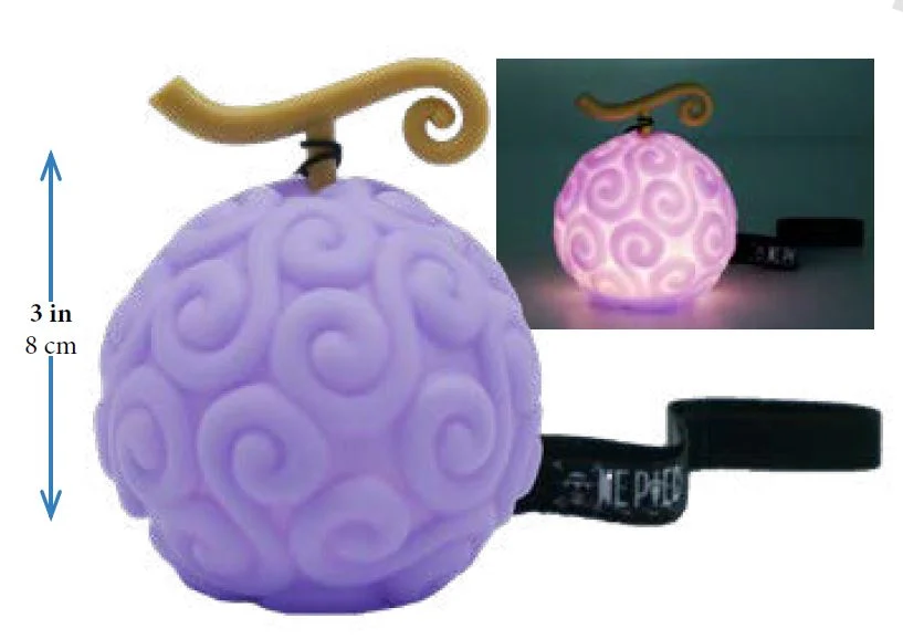 ONE PIECE - The Devil Fruit - LED Lamp - 8εκ. Φωτιστικό