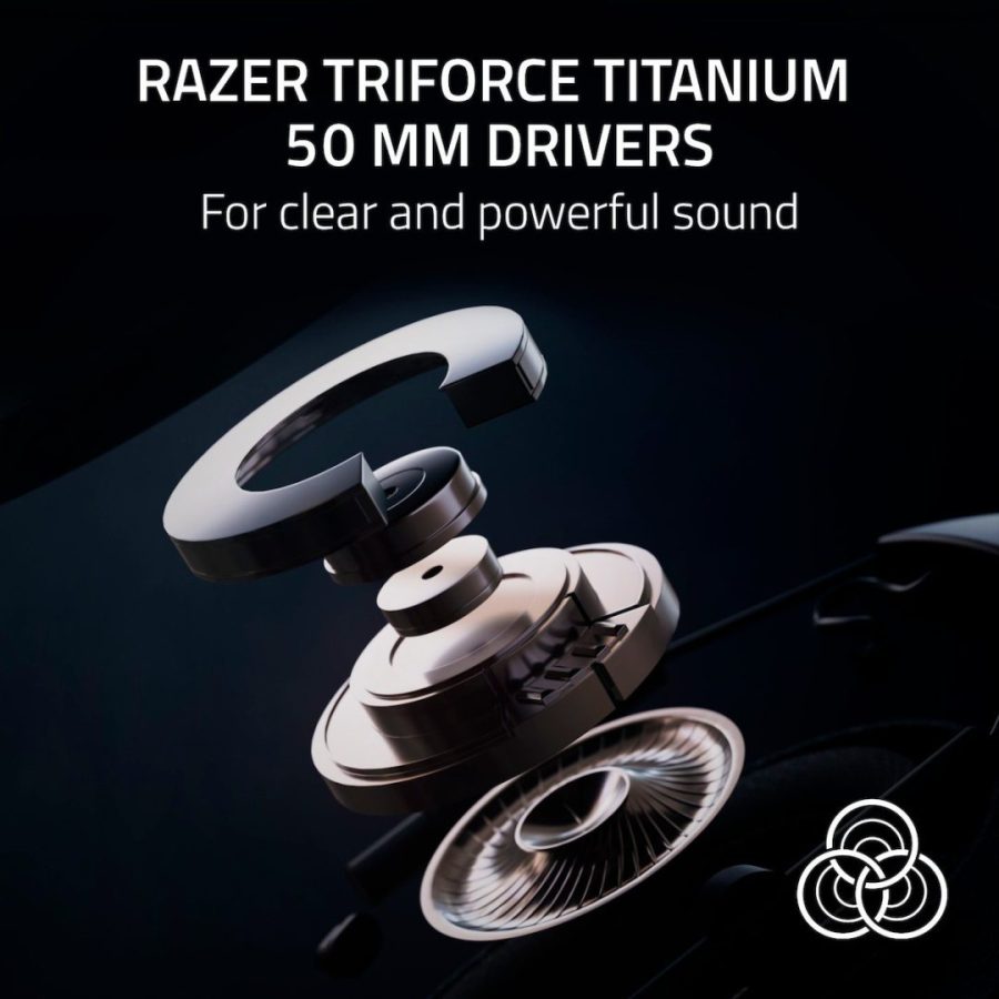 ακουστικά RAZER BLACKSHARK V2 HYPERSPEED – WIRELESS GAMING HEADSET – LIGHTWEIGHT – 2.4GHZ BT USB 1