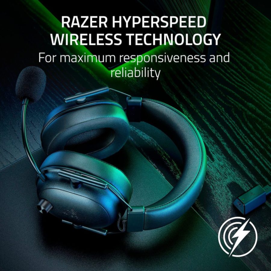 ακουστικά RAZER BLACKSHARK V2 HYPERSPEED – WIRELESS GAMING HEADSET – LIGHTWEIGHT – 2.4GHZ BT USB 1