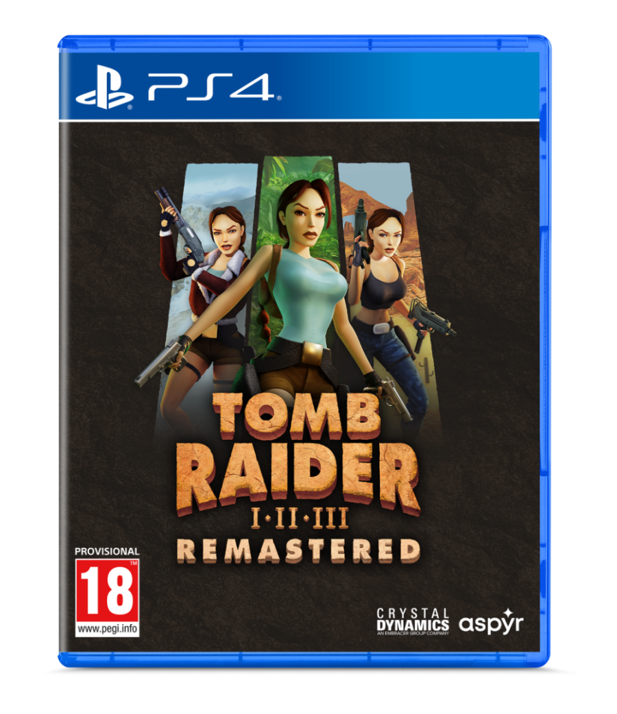 Tomb Raider I-III Remastered Starring Lara Croft PS4 NEW