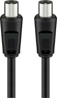 GOOBAY καλώδιο κεραίας αρσενικό 68148, <70dB, CCS, 2.5m, μαύρο