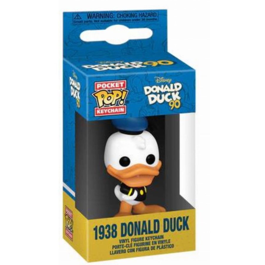 Φιγούρα Μπρελόκ Funko Pocket POP! Keychain Disney: Donald Duck 90th Anniversary - 1938 Donald Duck
