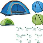 ΣΚΗΝΗ POP UP 4 ΑΤΟΜΩΝ 2 ΠΟΡΤΕΣ 2x2x1,35m (Συσκευασία Φ66cm) ( 42-680)