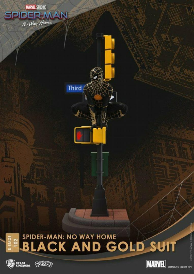 Beast Kingdom Φιγούρα BK D-Stage Spider-Man: No Way Home - Black and Gold Suit Diorama (DS-102)