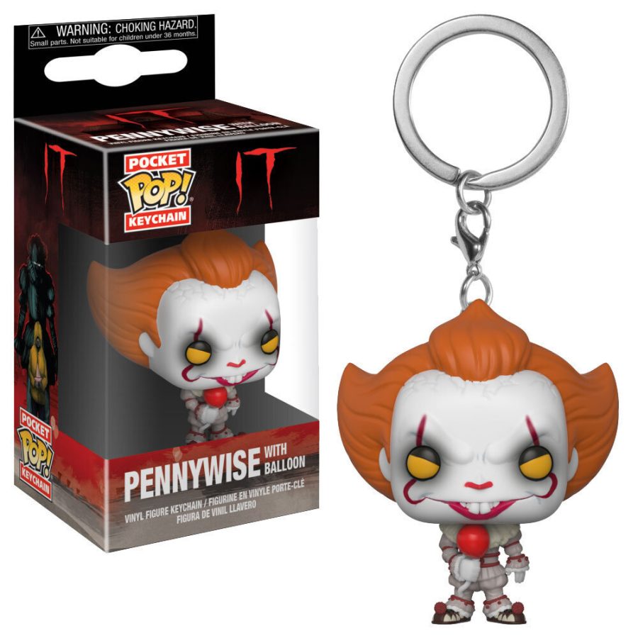 Funko Pop! Μπρελόκ Pocket Pop Keychain Movies: IT - Pennywise with Red Ballon