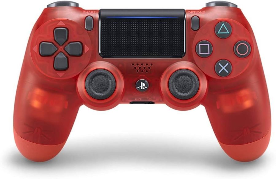 Sony DualShock 4 Controller V2 Translucent Red (Συσκευασία :Σε σακουλάκι)