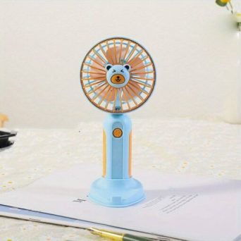 Φορητό Ανεμιστηρακι Χειρός USB Γαλάζιο (HK59-3B)