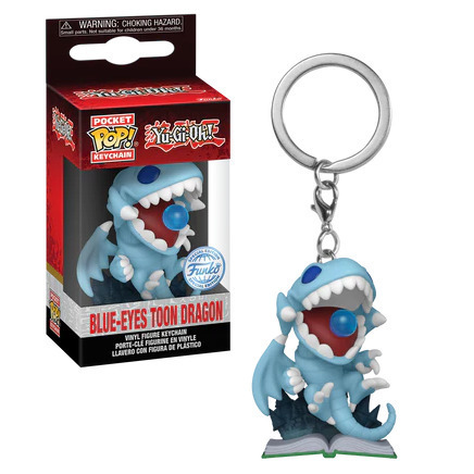 Funko Pop! Pocket Pop! Keychain Yu-Gi-Oh! - Blue-Eyes Toon Dragon (Attack)