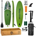 Sup Φουσκωτή Σανίδα 10 Feet Μέγιστο Φορτίο: 130kg. Βάρος Σανίδας=~8kg, Μήκος=300cm(~10 Feet), Πλάτος=76cm, Πάχος=15cm(42-2722)