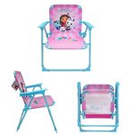 Summertiempo ΚΑΡΕΚΛΑΚΙ ΜΕΤΑΛΛΙΚΟ ΑΝΑΔΙΠΛΩΜΕΝΟ GABBY'S DOLLHOUSE 53x38x27cm (42-2964)