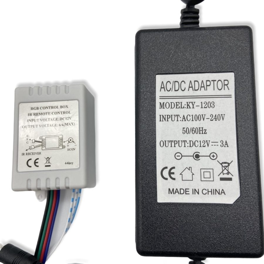 OEM LED Ταινία με 5m με Φωτισμό RGB και Τηλεχειριστήριο (17964-18)
