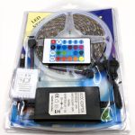 OEM LED Ταινία με 5m με Φωτισμό RGB και Τηλεχειριστήριο (17964-18)