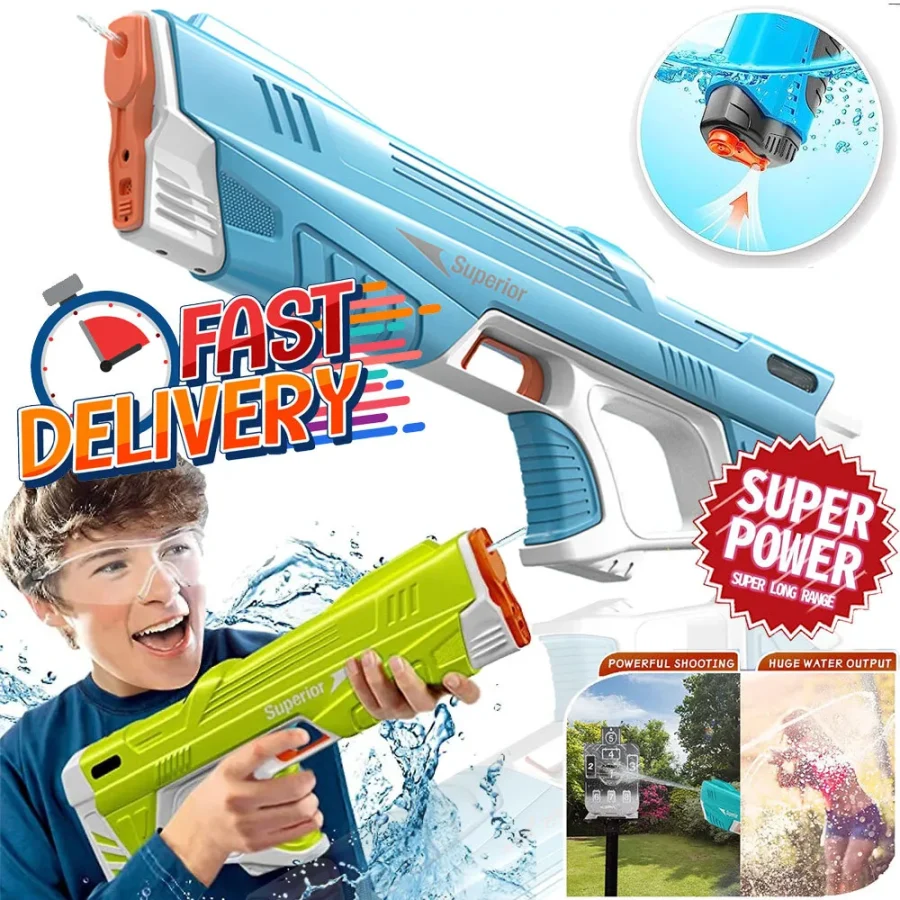 OEM Νεροπίστολο Combat Watergun πράσινο με επαναφορτιζόμενη μπαταρία (2302)