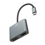 XO HUB001 4 IN 1 TYPEC TO HDMI/VGA/USB3.0/PD CHARGING