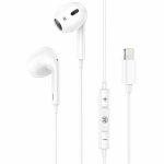 LAMTECH LIGHTNING WIRED EARPHONES WITH MICROPHONE WHITE (LAM111740)