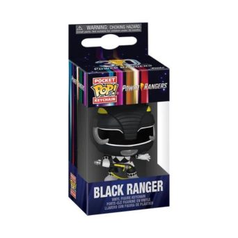 Funko Μπρελόκ Pocket Pop! Power Rangers Black Ranger Figure Keychain