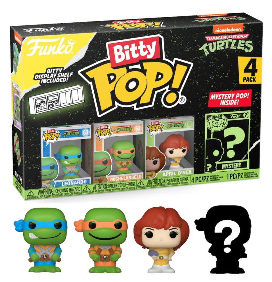 Funko Bitty Pop! 4-Pack: Teenage Mutant Ninja Turtles - Leonardo Figures