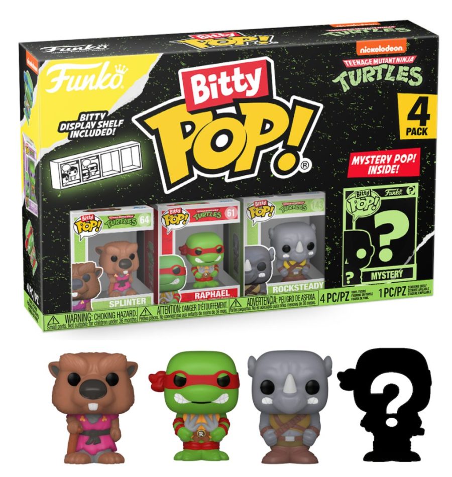 Funko Bitty Pop! 4-Pack: Teenage Mutant Ninja Turtles - Splinter Figures