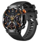 LAMTECH SMARTWATCH BT5.0 WITH SPORT TRACKING & HEALTH SENSOR TOTAL BLACK (LAM113089)