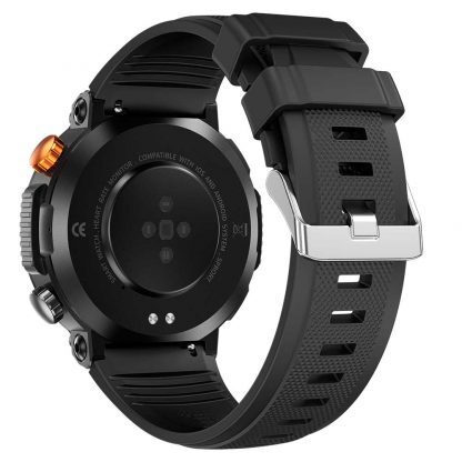 LAMTECH SMARTWATCH BT5.0 WITH SPORT TRACKING & HEALTH SENSOR TOTAL BLACK (LAM113089)