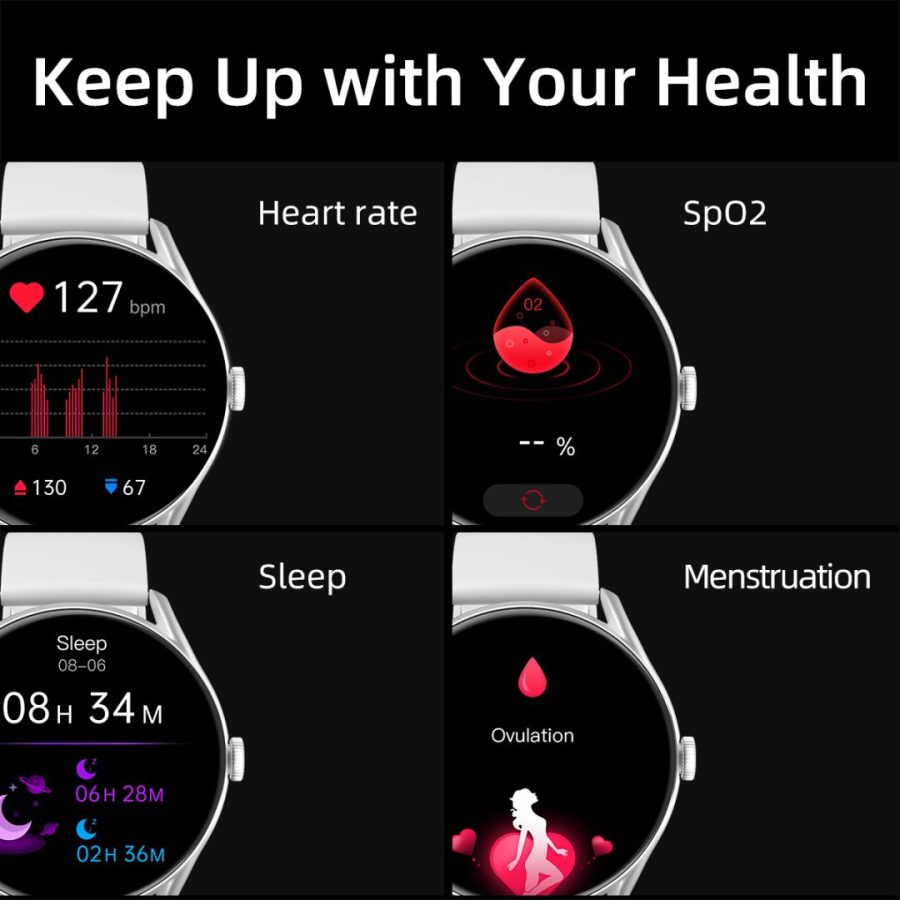 QCY WATCH GT S8 GRAY – 1,43″ AMOLED TOUCH, 466×466 60HZ ALWAYS ON CALL BT SMART WATCH IPX8 14DAY