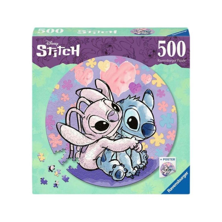 Ravensburger Παζλ DISNEY Puzzle Round 500p Stitch (175819)