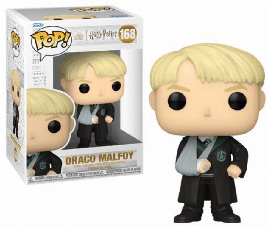 Funko Pop! Movies: Harry Potter Prisoner of Azkaban - Draco Malfoy with Broken Arm #168 Figure
