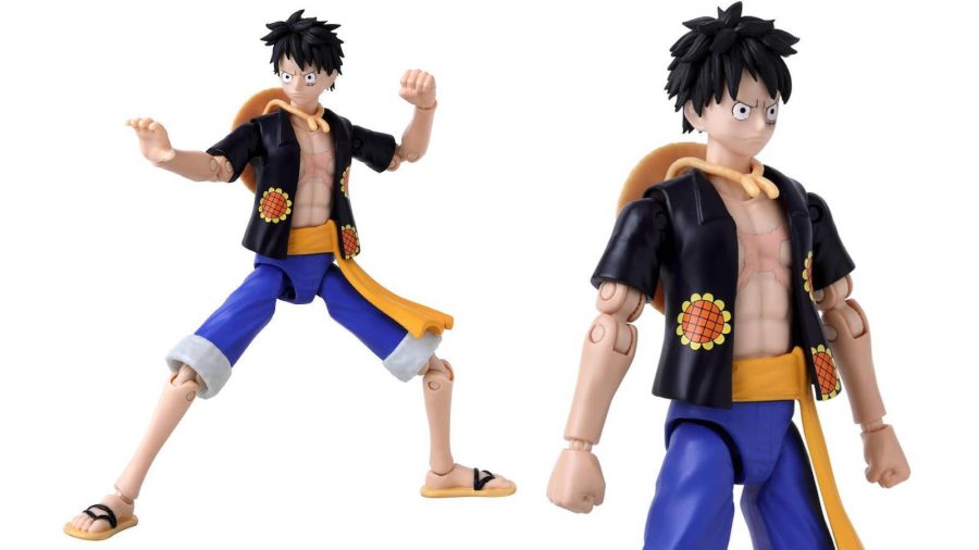 Bandai Anime Heroes Φιγούρα One Piece Monkey D. Luffy Dressrosa Version Action Figure (37007)