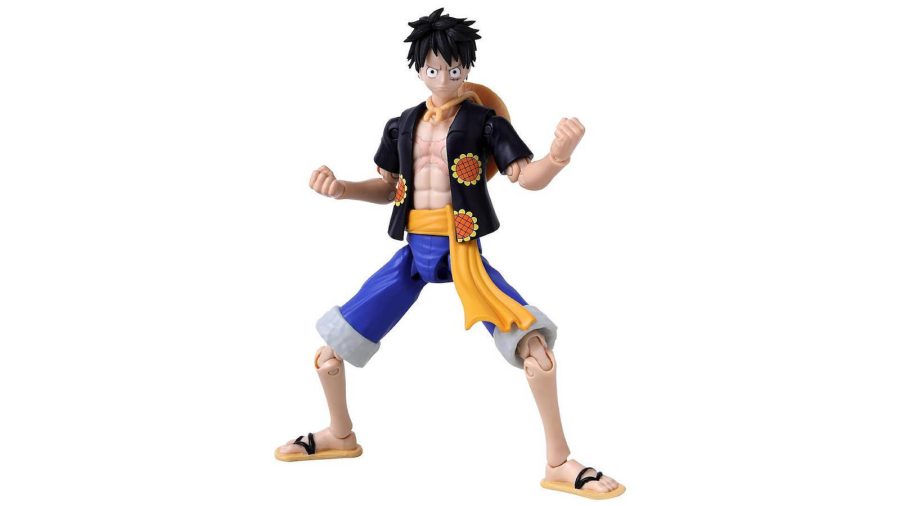 Bandai Anime Heroes Φιγούρα One Piece Monkey D. Luffy Dressrosa Version Action Figure (37007)