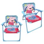 Summertiempo ΚΑΡΕΚΛΑΚΙ ΜΕΤΑΛΛΙΚΟ ΑΝΑΔΙΠΛΩΜΕΝΟ PEPPA PIG 53x38x27cm (42-2961)