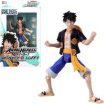 Bandai Anime Heroes Φιγούρα One Piece Monkey D. Luffy Dressrosa Version Action Figure (37007)