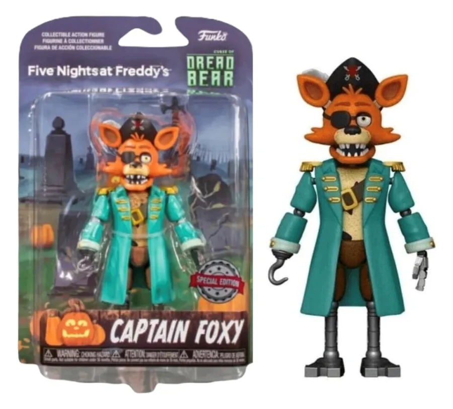 Funko FIVE NIGHTS AT FREDDYS Φιγούρα FNAF DREADBEAR - Captain Foxy - Action Figure 12.5cm (