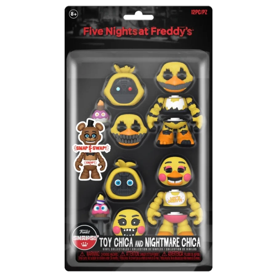 Funko Φιγούρα FNAF Nightmare Chica & Toy Chica Double Snap Pack