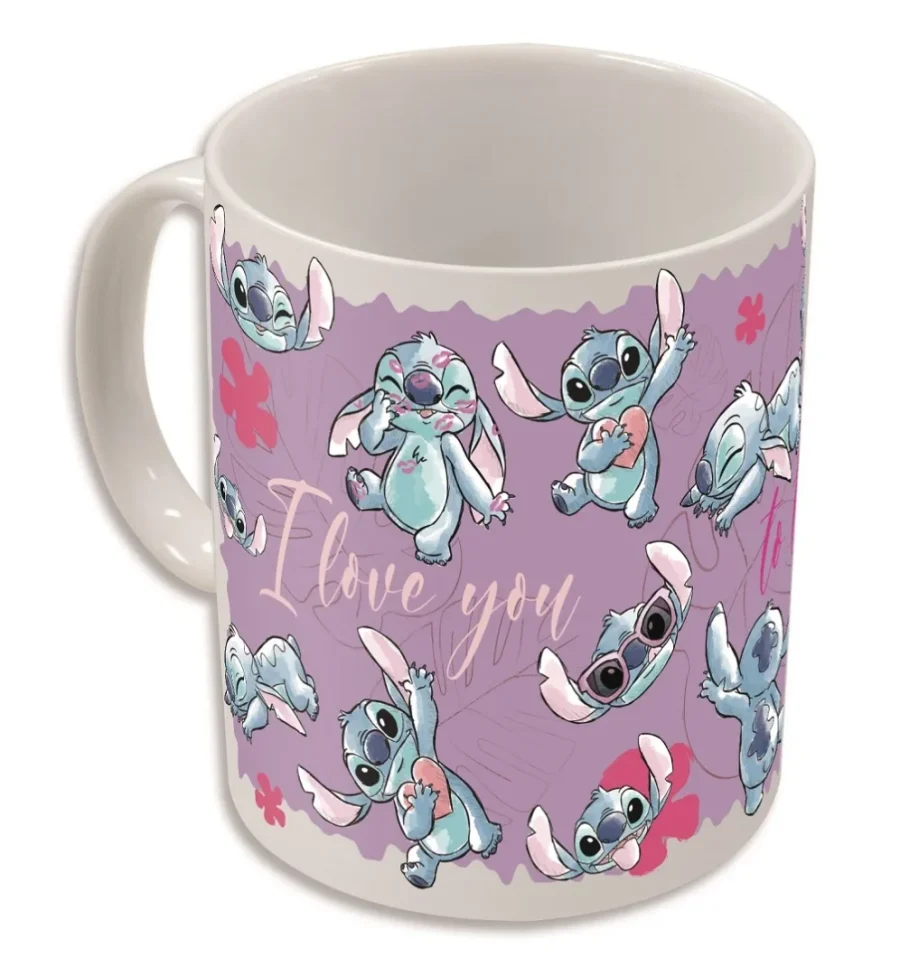 Stor STITCH - I Love U Κούπα - Heat Change Mug - 325ml