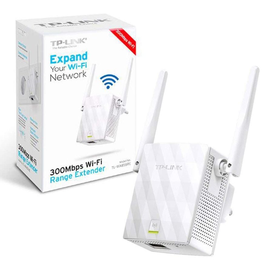 TP-LINK Wireless Range Extender V5 N300 10/100 Mbps (TL-WA855RE) (TPTL-WA855RE)