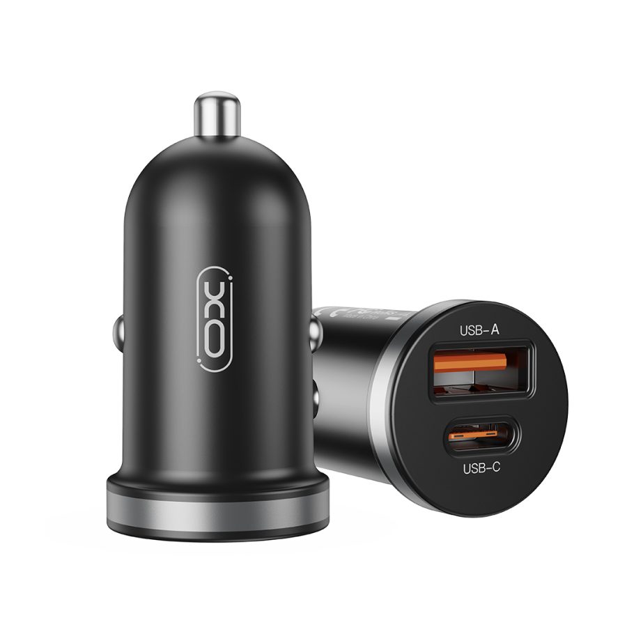XO CC56 MINI ΦΟΡΤΙΣΤΗΣ ΑΥΤΟΚΙΝΗΤΟΥ, 2 ΘΥΡΕΣ, 30W, ΜΑΥΡΟΣ