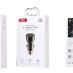 XO CC60 ΦΟΡΤΙΣΤΗΣ ΑΥΤΟΚΙΝΗΤΟΥ 60W, 1 ΘΥΡΑ TYPE-C + 1 ΘΥΡΑ USB, ΔΙΑΦΑΝΟΣ