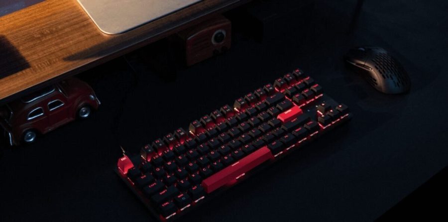 Lemokey X1 QMK/VIA (X1-A1) Wired Mechanical Keyboard-Red Switch US Layout