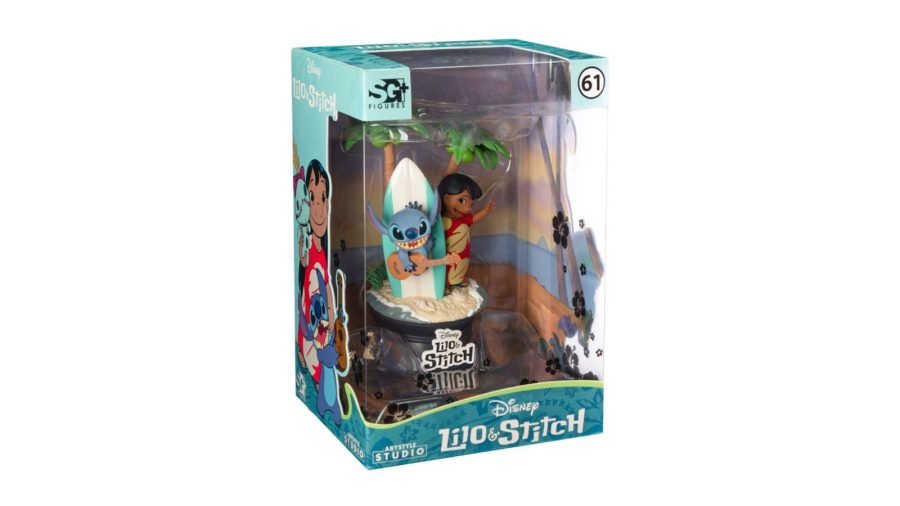 AbyStyle Lilo & Stitch Surfboard Αγαλματίδιο 17cm (ABYFIG062)